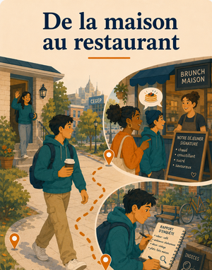 De la maison au restaurant : Décrire le monde autour de soi !